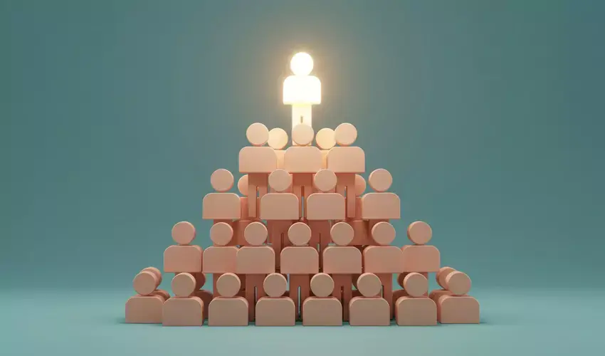 Tower of stick men symbolizing inequity in pooled employer plans (PEPs)